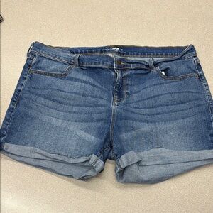 Old Navy Blue Jean Shorts Relaxed Fit